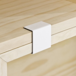 Modular træhylder i fyrtræ